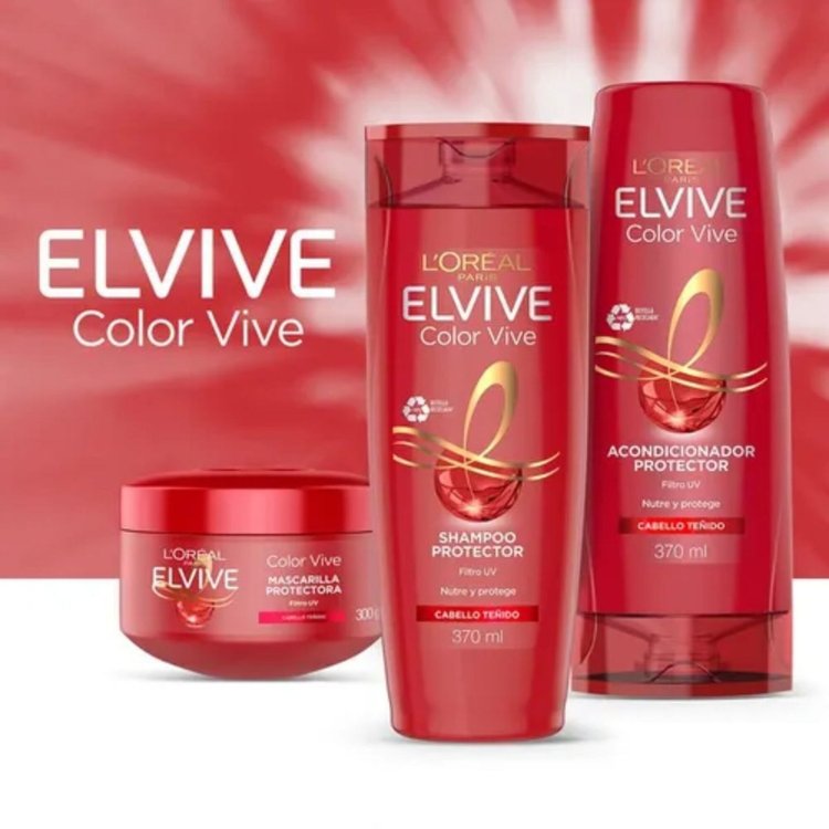 Imagen de L'Oréal Paris Shampoo Elvive  Color Vive 200 ml