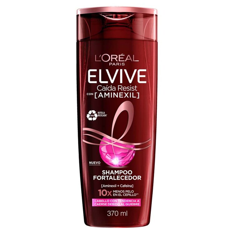 Imagen de L'oréal Paris Shampoo Elvive Fortalecedor Caida Resist Con Aminexil 370 ml