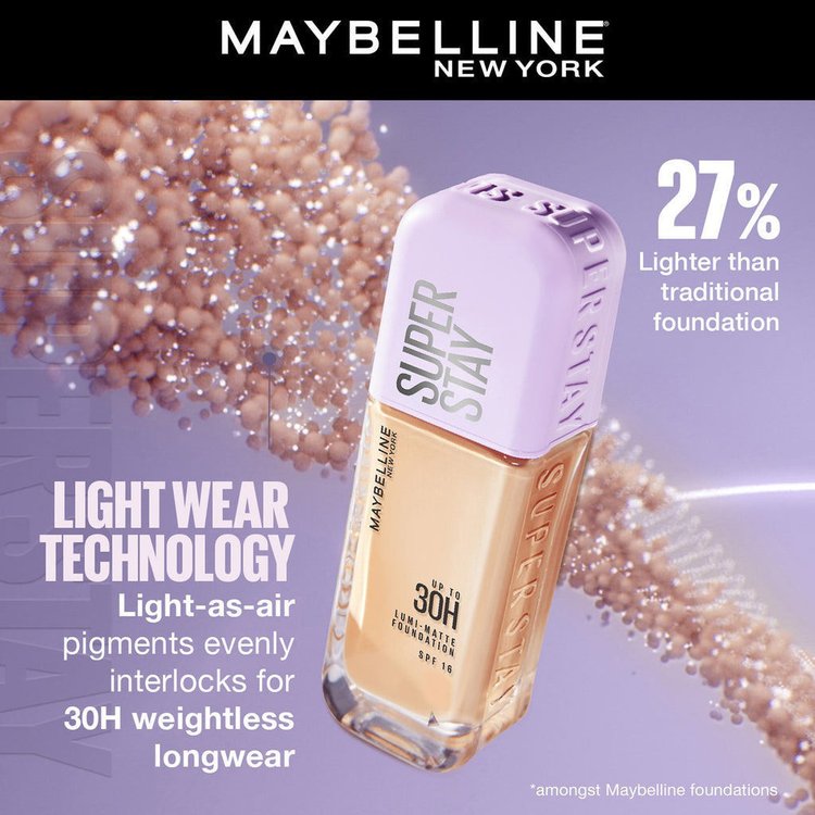 Imagen de Maybelline Base de Maquillaje Superstay Lumi Matte  - 330