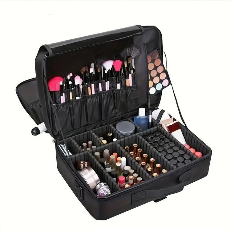 Imagen de Maleta Profesional de Maquillaje de tela  - Organizador Cosmético