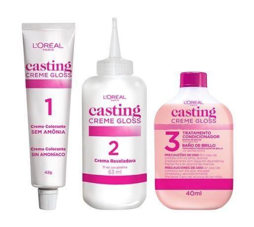 Imagen de L'oreal Paris Tinta Casting Creme Gloss 603 Golden Choco Macarron