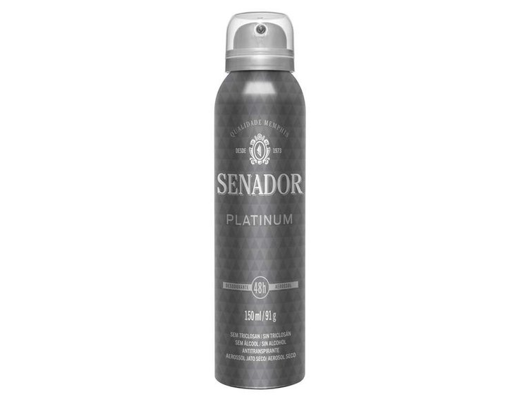 Imagen de Senador Desodorante En Aerosol Platinum 150 gr