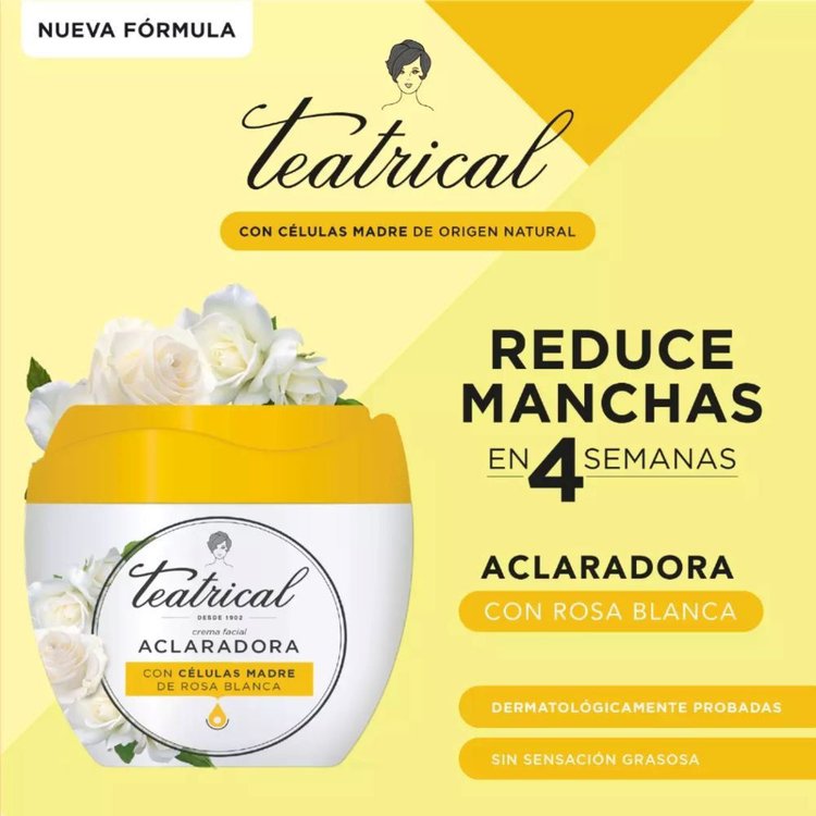 Imagen de Teatrical Crema Aclaradora Con Células Madre 200 gr