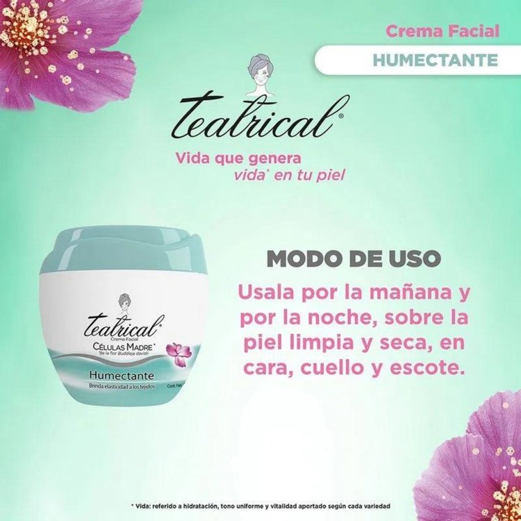 Imagen de Teatrical Crema Humectante Con Células Madre 100 gr