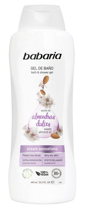 Imagen de Babaria Gel De Ducha Con Aceite De Almendras Dulces  600 ml