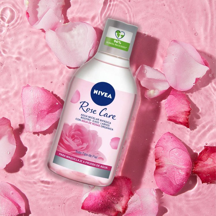 Imagen de Nivea Face Agua Micelar Bifasica Rose Care 400 ml