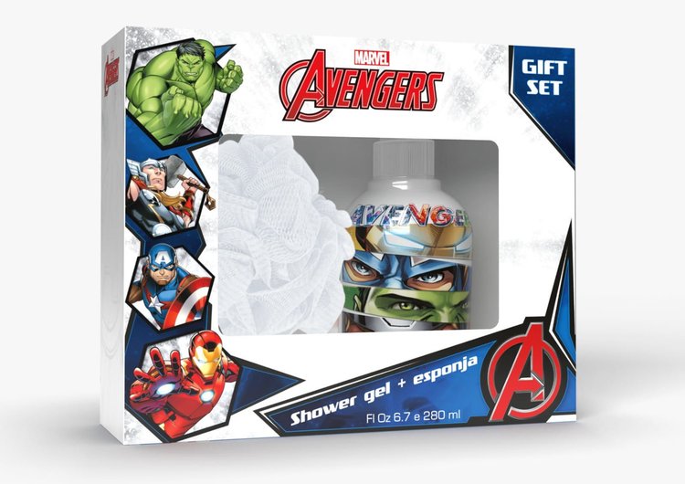 Imagen de Marvel Avengers Estuche Para Niños Shower Gel + Esponja