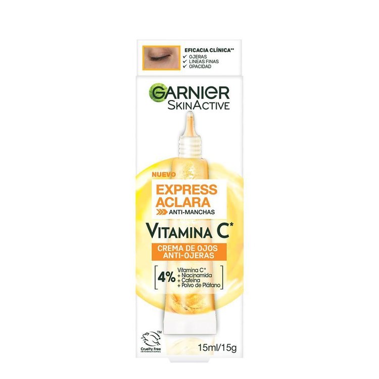 Imagen de Garnier Skin Active Vit C Exprtess Aclara Ojos 15 gr