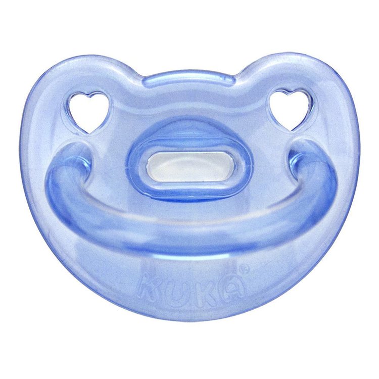Imagen de Kuka Chupete Todo Silicona Anatomico Talle 1 Celeste 0 a 6 meses - 2701