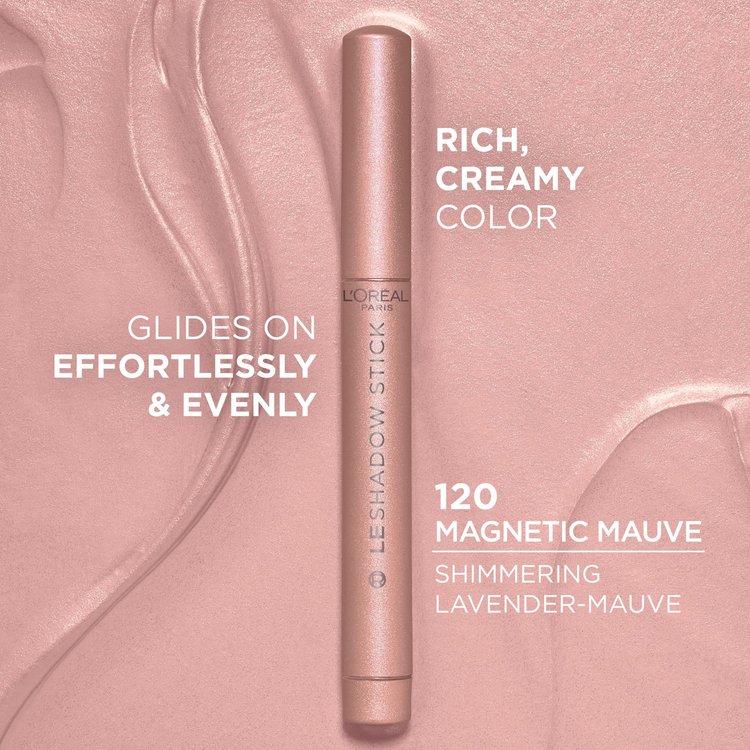 Imagen de L'Oreal París Sombra de Ojos Hypnoteyes Le Shadow Stick - 120 Magnetic Mauve