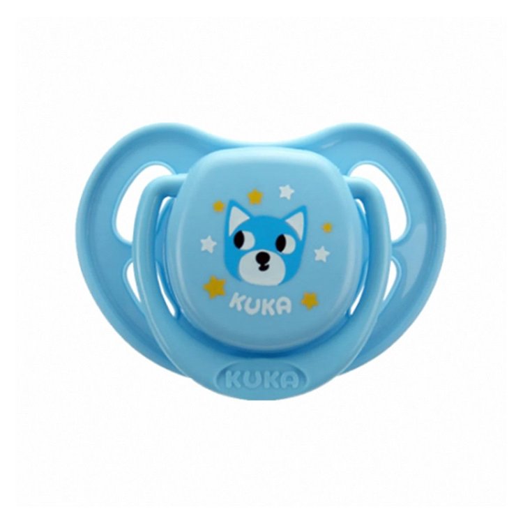 Imagen de Kuka Chupete Smart Redondo Tetina Silicona  Talle 1 Celeste -  0 a 6 meses 2321