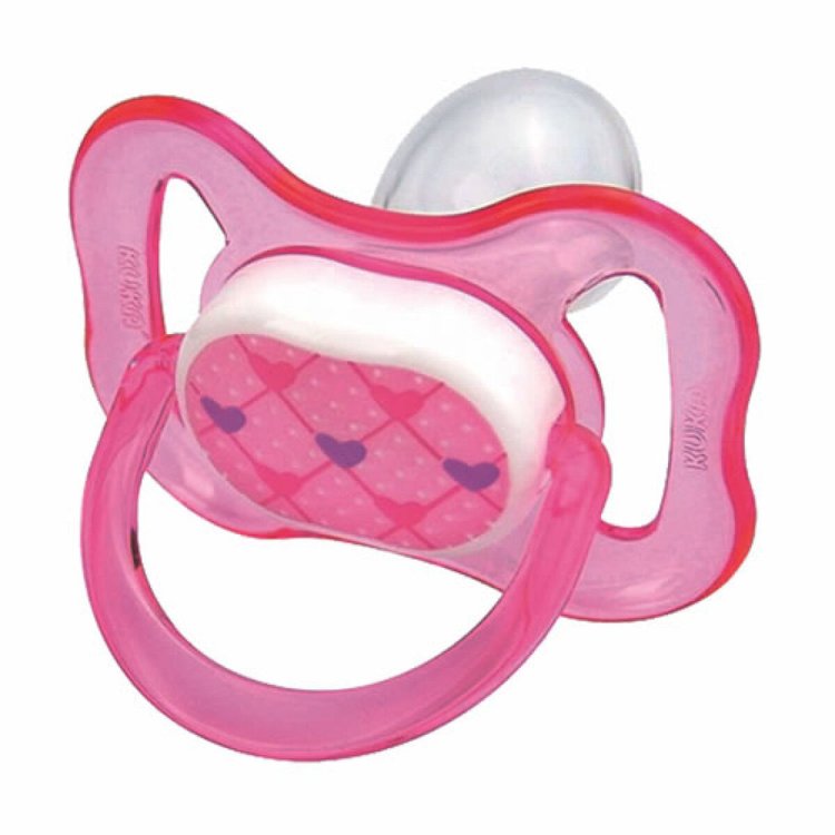 Imagen de Kuka Chupete Anatomico Decorado Mariposa   Talle 1 Rosado 0 a 6 meses - 2062
