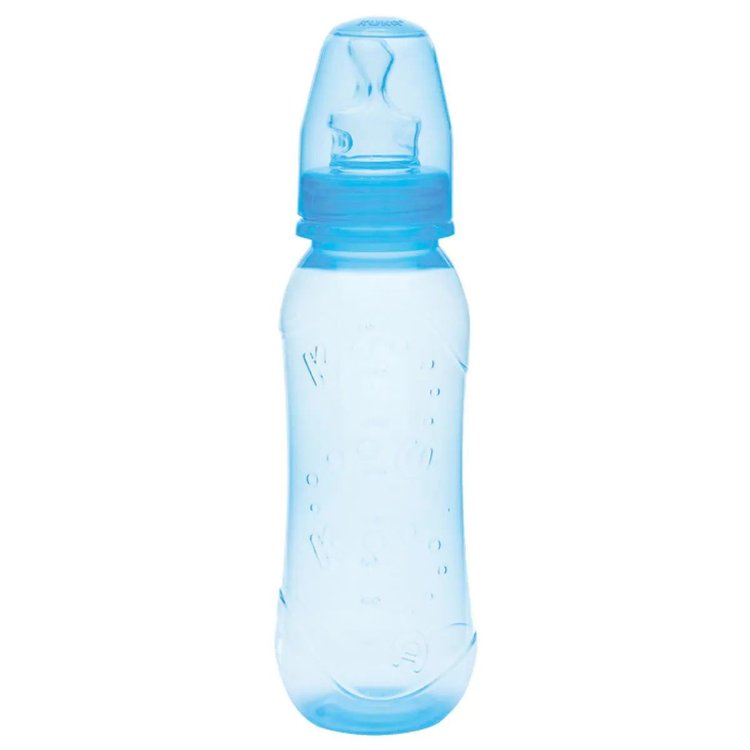 Imagen de Kuka Aquarela Mamadera 250 ml Tetina Anatomica - Celeste