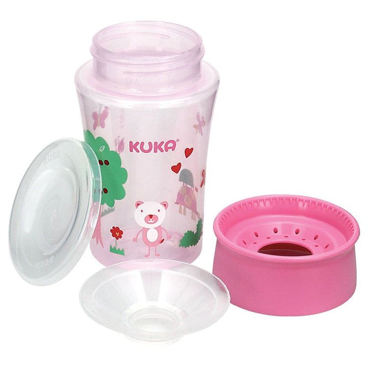 Imagen de Kuka Vaso Sorbito 360º Anti Derrame 200 ml - Rosado