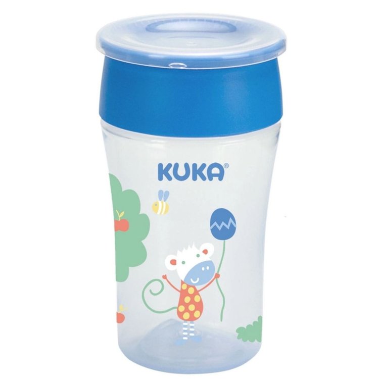 Imagen de Kuka Vaso Sorbito 360º Anti Derrame 200 ml - Celeste