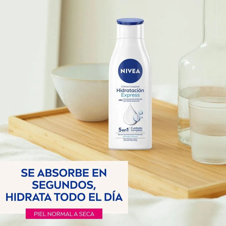 Imagen de Nivea Crema Body Milk Hidrat. Express Piel Normal/Seca 400 ml