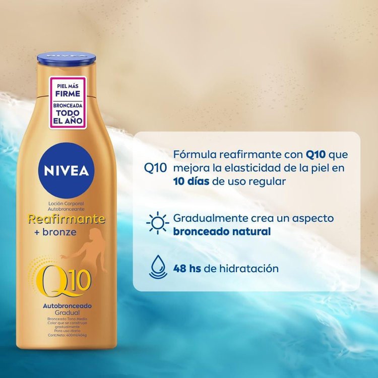 Imagen de Nivea Crema Autobronceante Gradual Reafirmante con Q10 400 ml