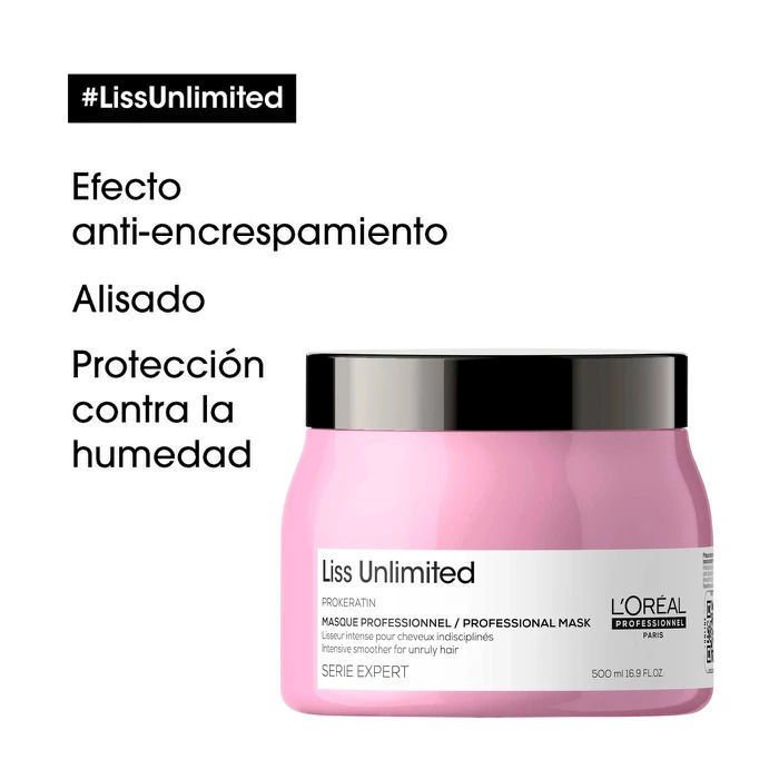 Imagen de L'Oréal Professionnel Serie Expert Liss Unlimited Máscara 250 ml