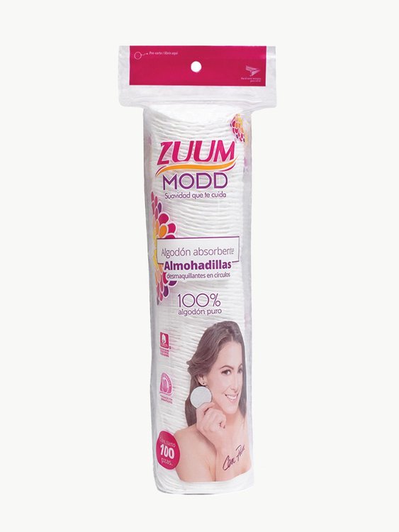 Imagen de Zuum Discos Desmaquillantes  100 Unidades
