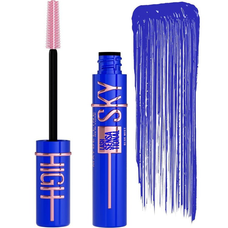 Imagen de Maybelline Máscara De Pestañas Sky High Cosmic Azul Blue Mist