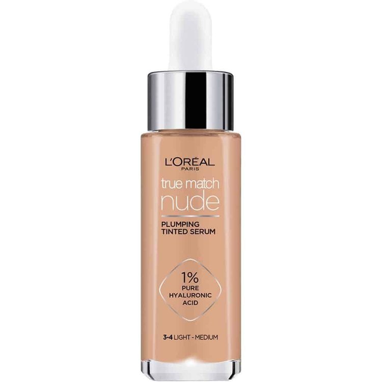 Imagen de L'Oréal Paris Base True Match Tinted Serum Con Acido Hialurónico 3-4