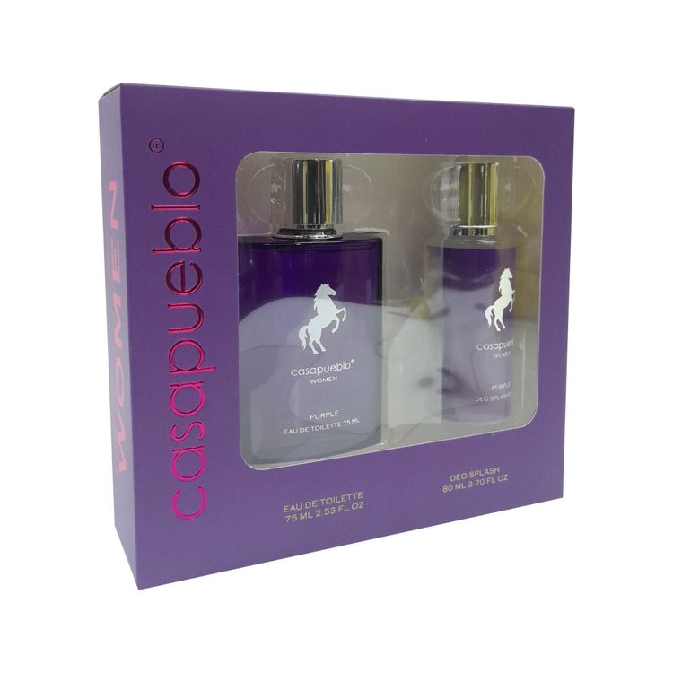 Imagen de Casapueblo Estuche Wild Purple Perfume De Mujer 75 ml + Deo Splash