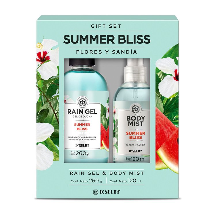 Imagen de Rain Gel Estuche Obsequio Summer Bliss Gel De Ducha + Body Splash 120 ml
