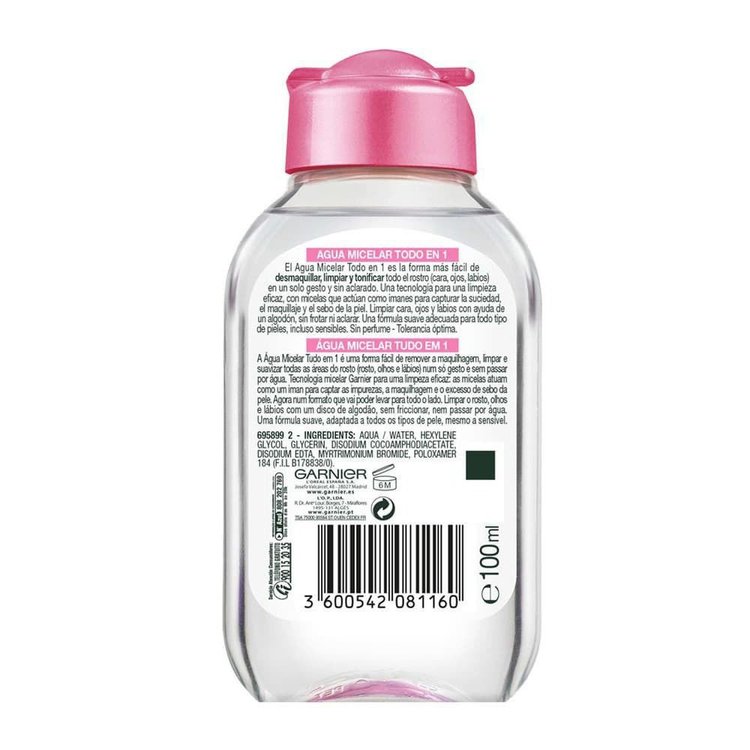 Imagen de Garnier Agua Micelar Todo en 1 100 ml