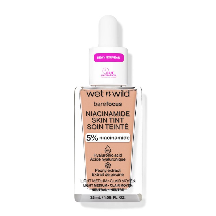 Imagen de Wet N Wild Base Bare Focus Con Niacinamid Skin Tint Light-Medium