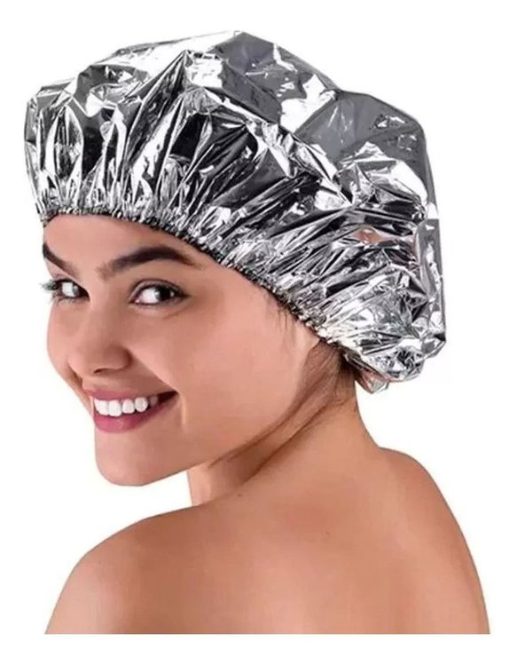 Imagen de Gorra Termica Metalizada Para Baños De Crema