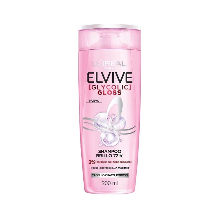 Imagen de L'Oréal Paris Shampoo Elvive Glycolic Gloss  200 ml
