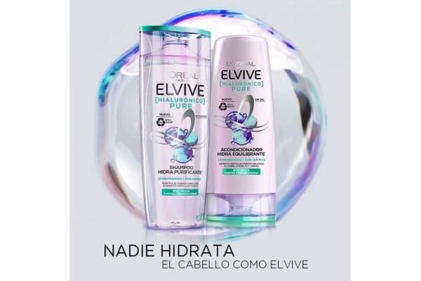 Imagen de L'Oréal Paris Shampoo Elvive  Pure Hialuronico 680 ml