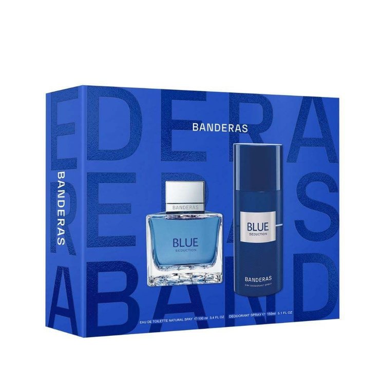 Imagen de Banderas Blue Seduction  Estuche Perfume de Hombre  100 ml + Desodorante