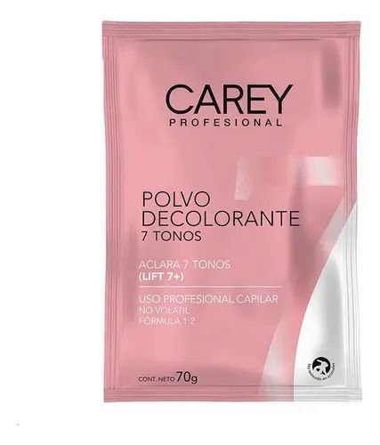 Imagen de Carey Polvo Decolorante Aclara 7 Tonos 70G