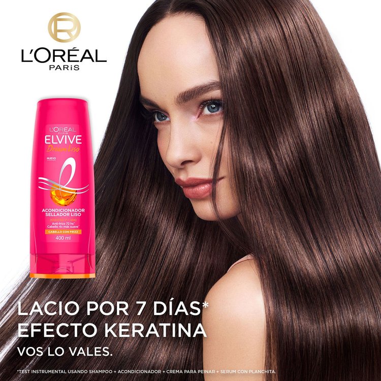 Imagen de Elvive Acondicionador Dream Liso Efecto Keratina 200 Ml