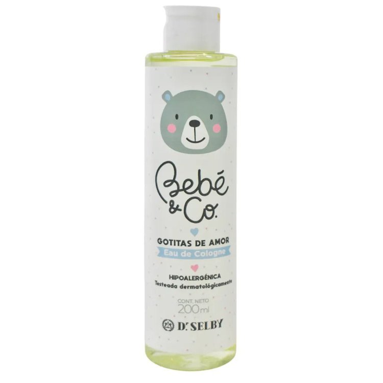 Imagen de Bebe & Co Colonia Hipoalergenica Gotitas De Amor X 200 Ml
