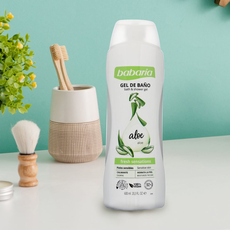 Imagen de Babaria Gel De Ducha Aloe  600 ml