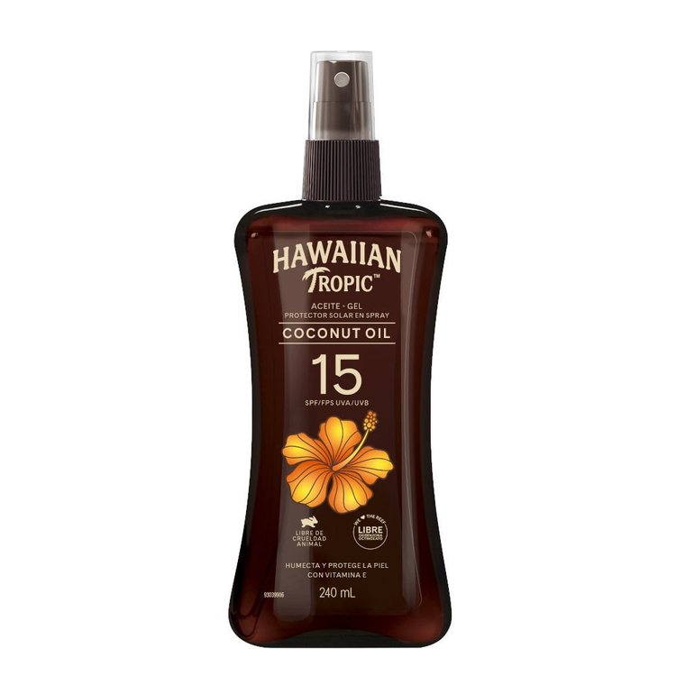Imagen de Hawaiian Tropic Aceite Fps 15 X 240 Ml