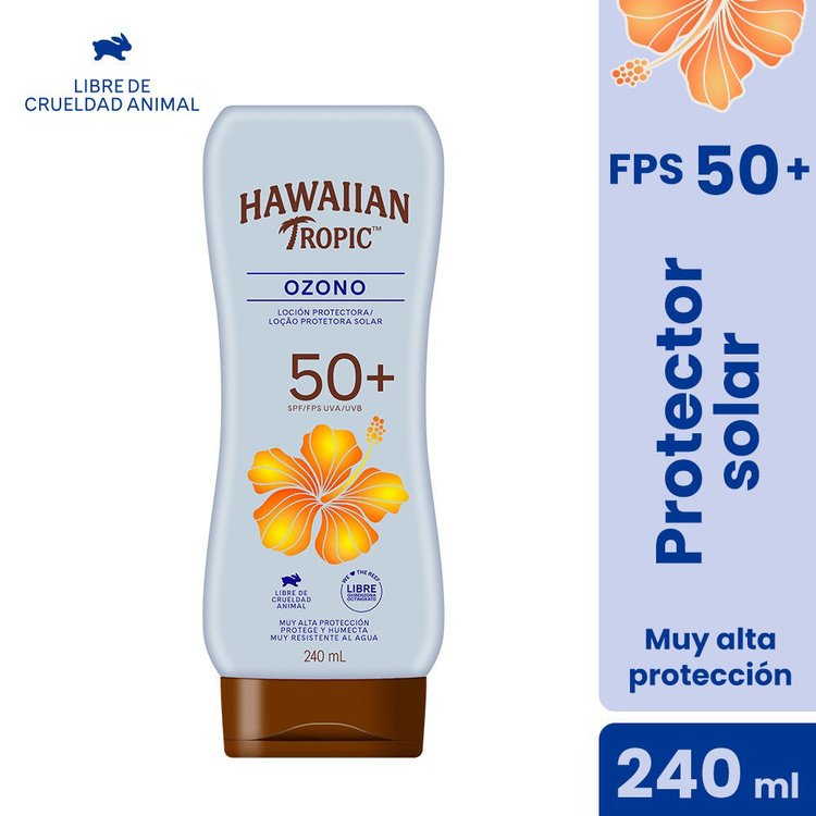 Imagen de Hawaiian Tropic Ozono Locion Factor 50+ X 240 Ml