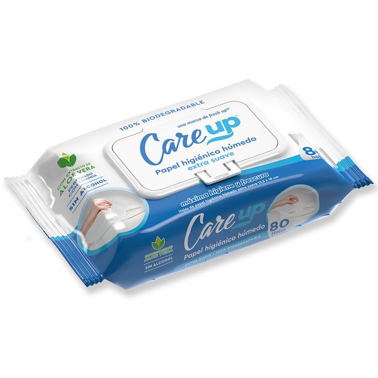 Imagen de Care Up Clean Papel Higiénico 80 Unidades