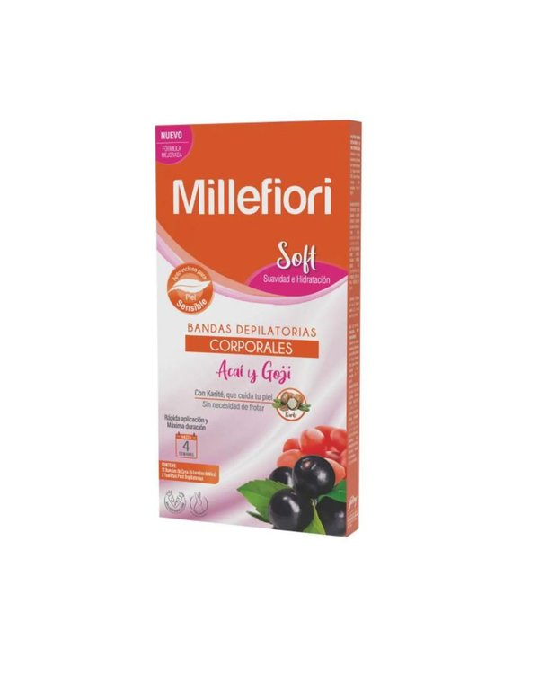 Imagen de Millefiori Banda Depilatoria Corporal Soft  12 Unidades