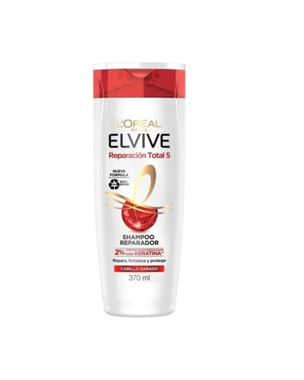 Imagen de L'oreal Paris Shampoo Elvive  Reparación Total 5 370 ml