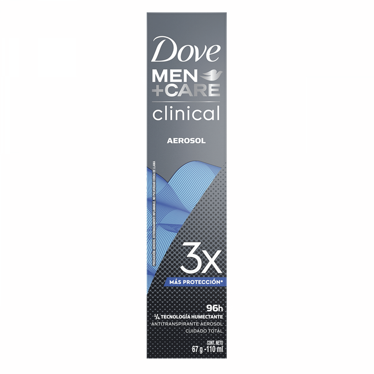 Imagen de Dove Desodorante Aerosol Men Clinical Cuidado Total 110Ml