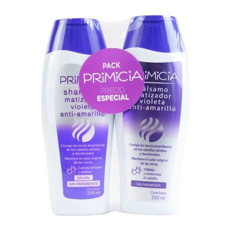 Imagen de Pack Primicia Matizador Shampoo 250 ml  + Acondicionador 250 ml