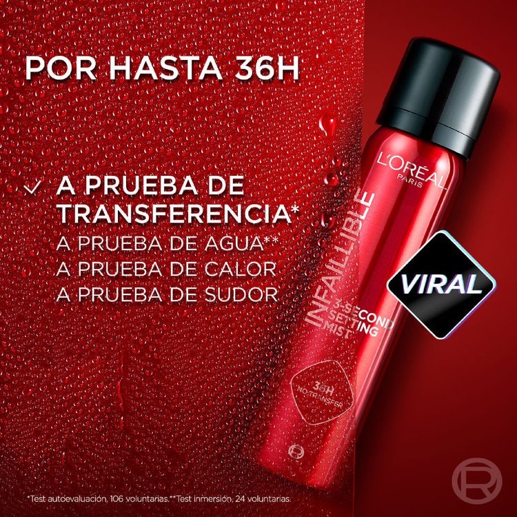 Imagen de Loreal Infallible 3 Second Setting Spray  75 Ml