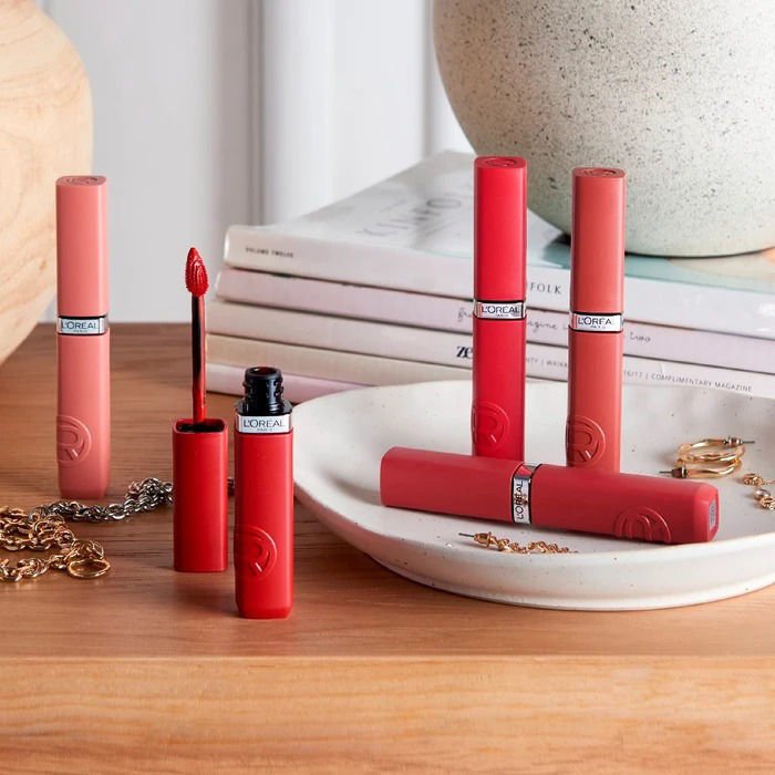 Imagen de Loreal Labial Liquido Infallible Laque Resist Worth It 601