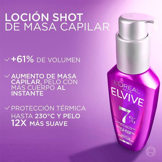 Imagen de Elvive Collagen Lifter Locion Shot 100 Ml