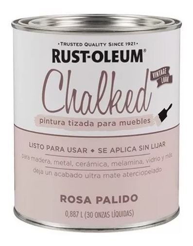 Imagen de Pintura Brochable Rust Oleum Tizado Rosa Palido 0,887 L