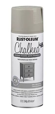 Imagen de Aerosol Rust Oleum tizado gris campestre 340 G - Ynter Industrial