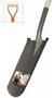 Imagen de Pala Pocero ½ Luna (gubia) Mango Anilla Metal Truper Pep-16